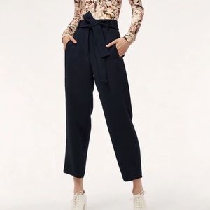 Aritzia Wilfred tie front pants size 2